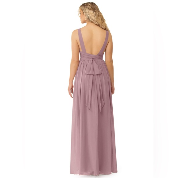 Azazie Kora Bridesmaid Dress in Dusty Rose + Garment Bag - Picture 2 of 9
